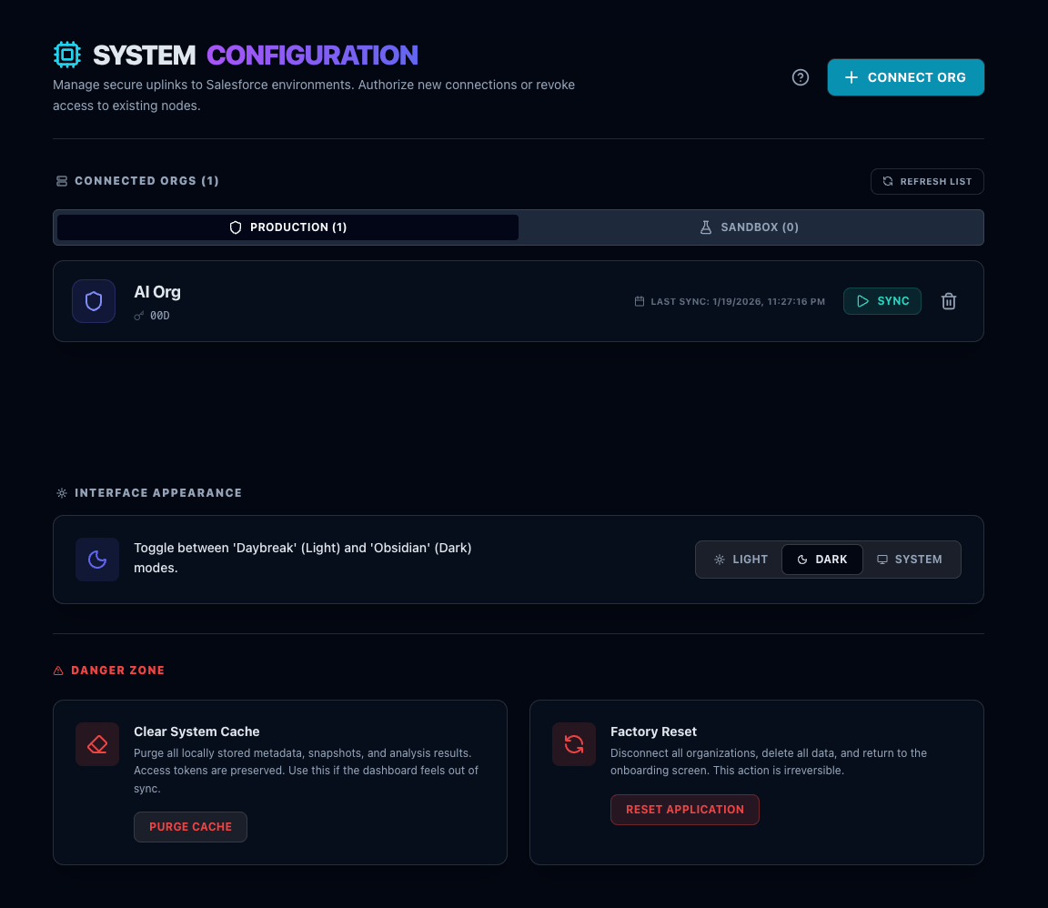 System Configuration
